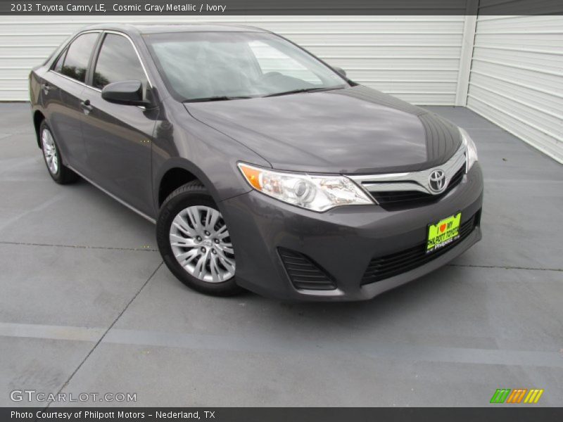 Cosmic Gray Metallic / Ivory 2013 Toyota Camry LE