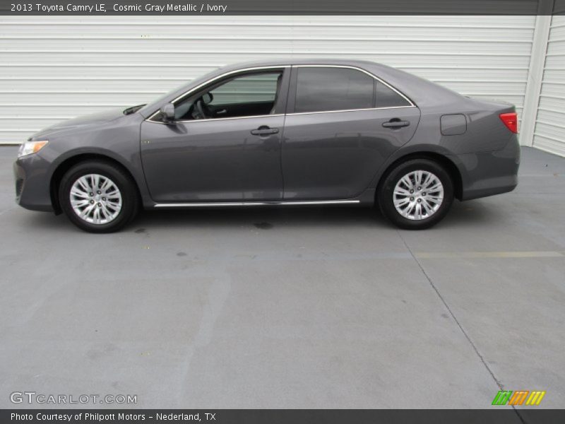 Cosmic Gray Metallic / Ivory 2013 Toyota Camry LE