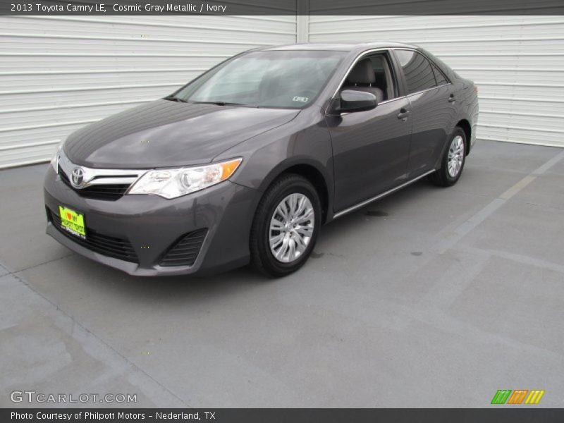 Cosmic Gray Metallic / Ivory 2013 Toyota Camry LE