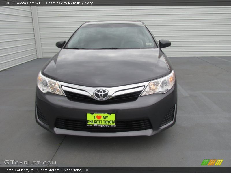 Cosmic Gray Metallic / Ivory 2013 Toyota Camry LE