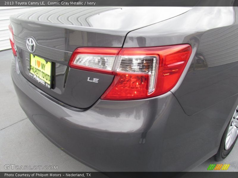 Cosmic Gray Metallic / Ivory 2013 Toyota Camry LE