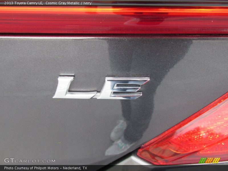 Cosmic Gray Metallic / Ivory 2013 Toyota Camry LE