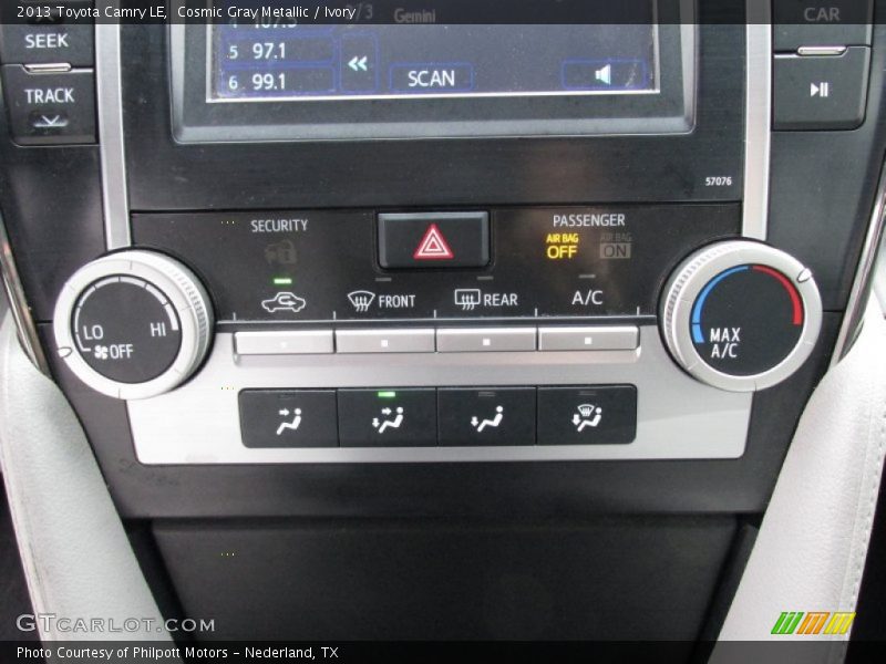Cosmic Gray Metallic / Ivory 2013 Toyota Camry LE