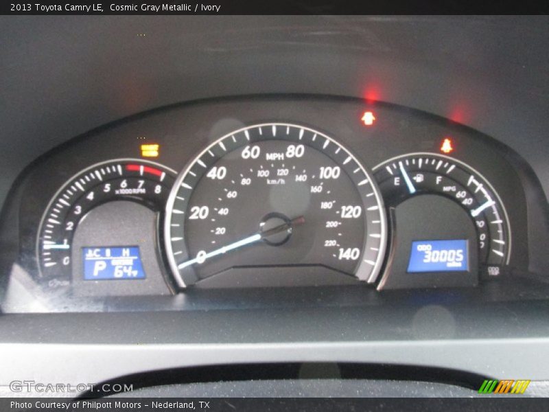 Cosmic Gray Metallic / Ivory 2013 Toyota Camry LE