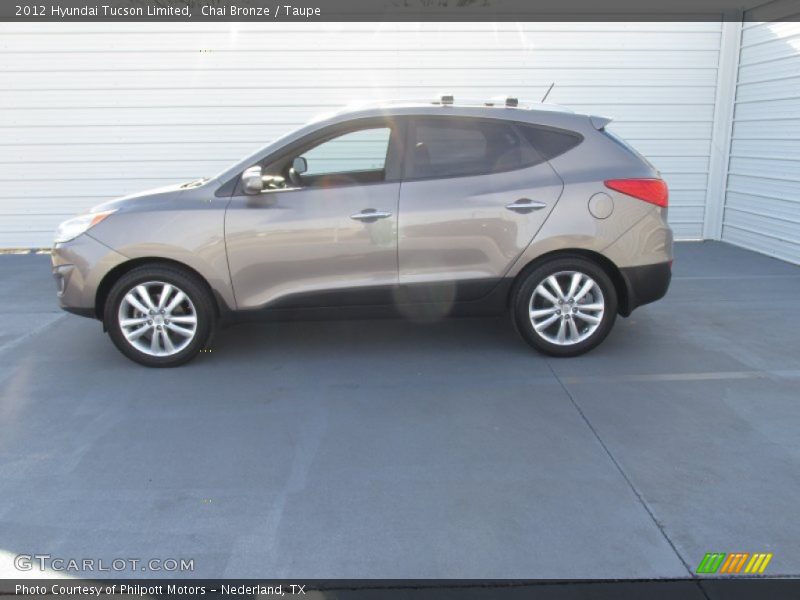 Chai Bronze / Taupe 2012 Hyundai Tucson Limited
