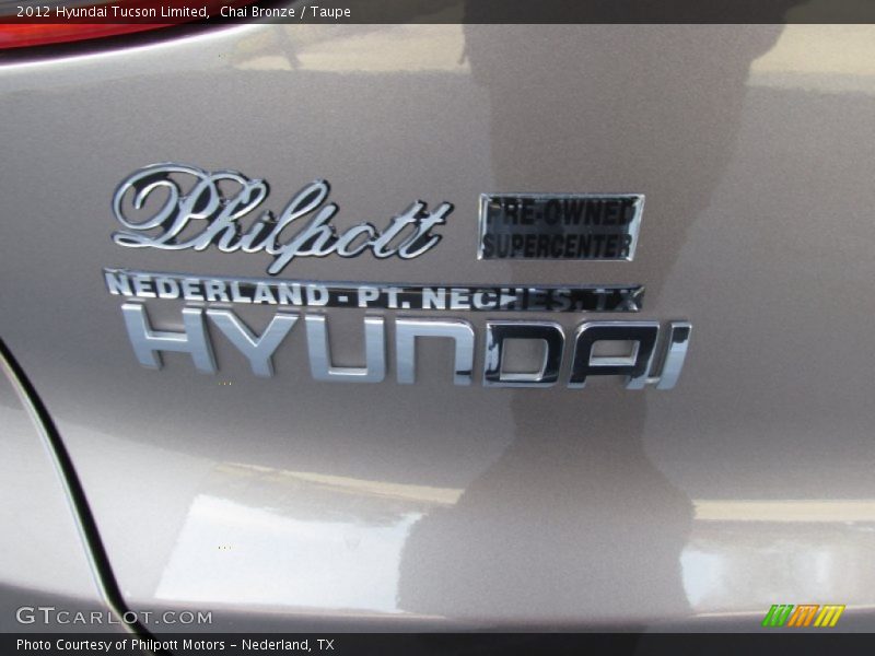 Chai Bronze / Taupe 2012 Hyundai Tucson Limited