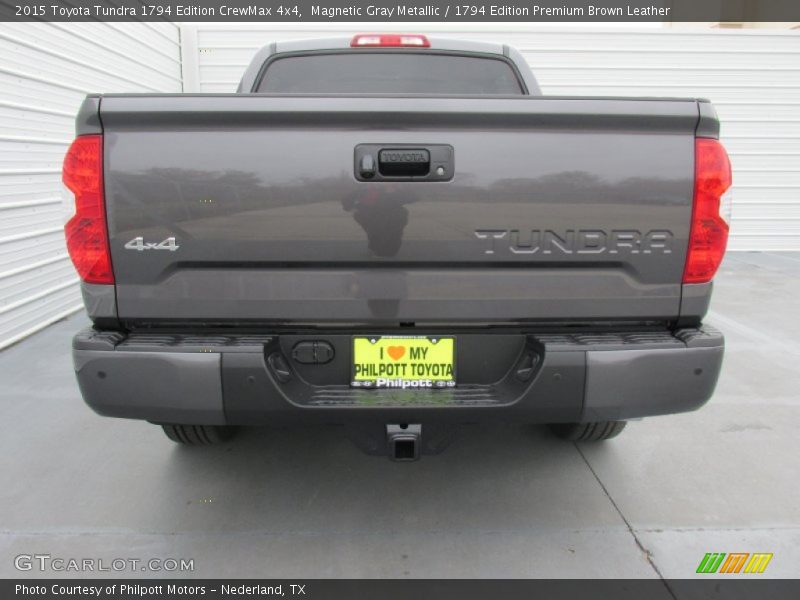 Magnetic Gray Metallic / 1794 Edition Premium Brown Leather 2015 Toyota Tundra 1794 Edition CrewMax 4x4