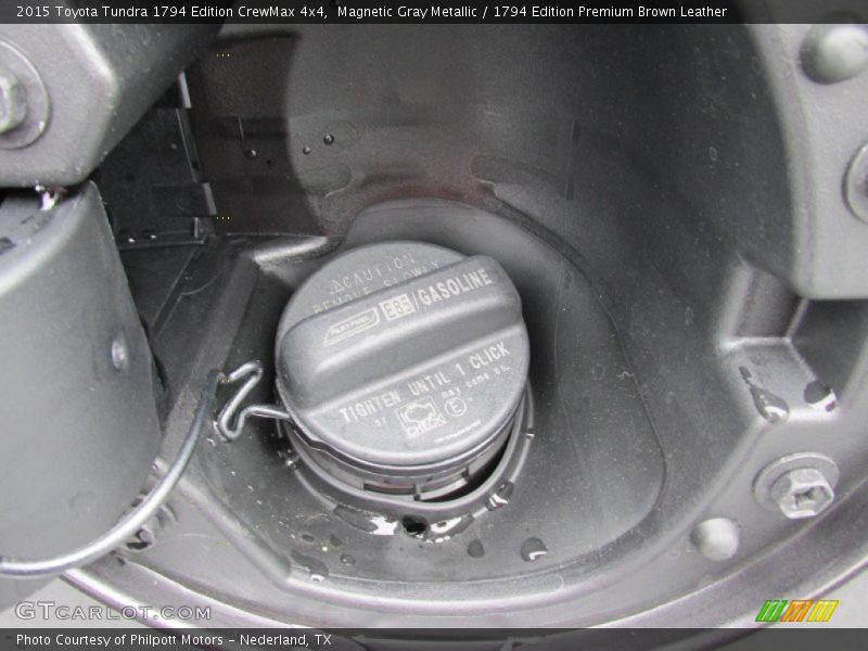 Magnetic Gray Metallic / 1794 Edition Premium Brown Leather 2015 Toyota Tundra 1794 Edition CrewMax 4x4