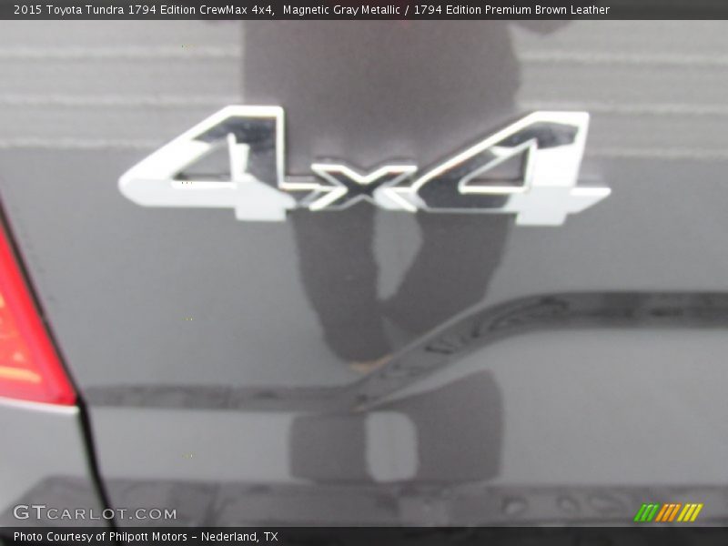 Magnetic Gray Metallic / 1794 Edition Premium Brown Leather 2015 Toyota Tundra 1794 Edition CrewMax 4x4