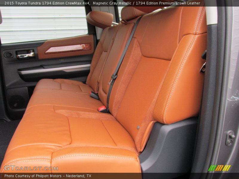 Rear Seat of 2015 Tundra 1794 Edition CrewMax 4x4