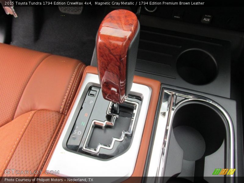 Magnetic Gray Metallic / 1794 Edition Premium Brown Leather 2015 Toyota Tundra 1794 Edition CrewMax 4x4