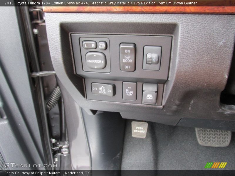 Magnetic Gray Metallic / 1794 Edition Premium Brown Leather 2015 Toyota Tundra 1794 Edition CrewMax 4x4