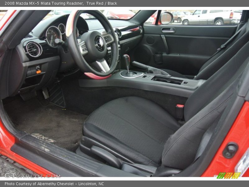  2008 MX-5 Miata Touring Roadster Black Interior