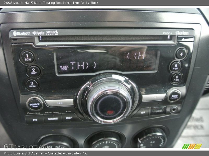 True Red / Black 2008 Mazda MX-5 Miata Touring Roadster