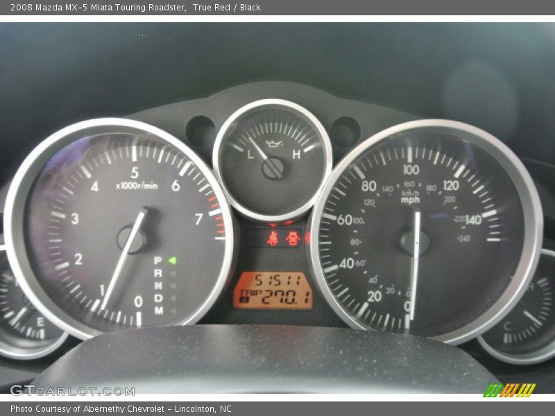  2008 MX-5 Miata Touring Roadster Touring Roadster Gauges