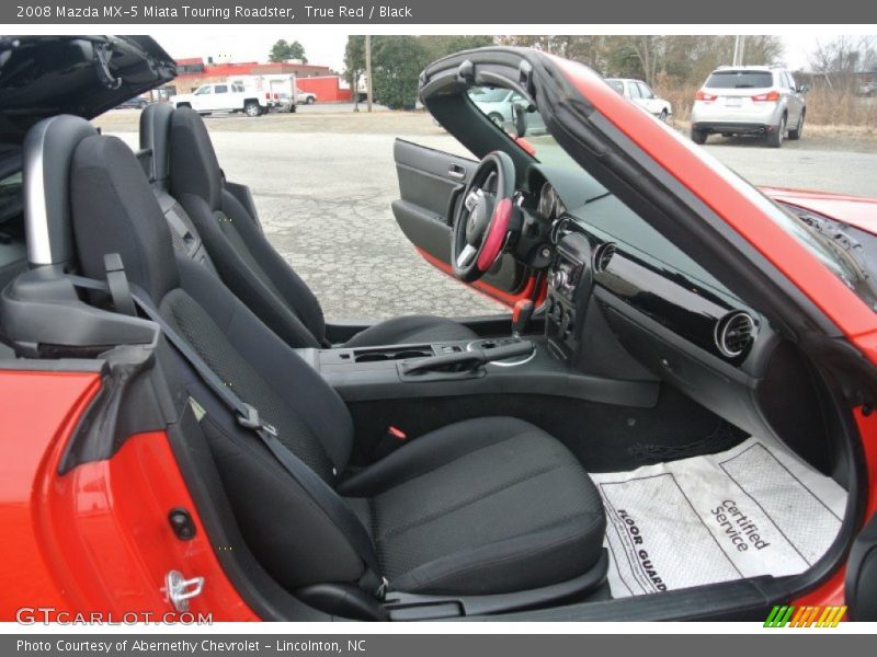 True Red / Black 2008 Mazda MX-5 Miata Touring Roadster