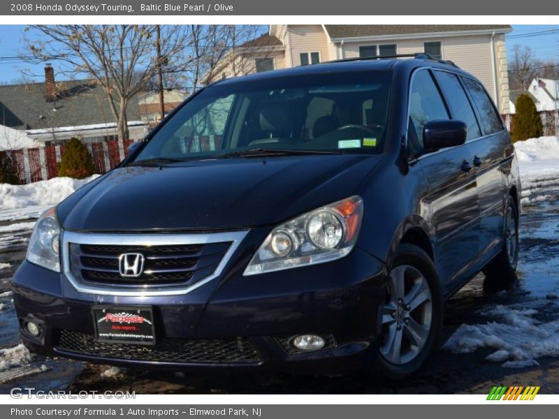 Baltic Blue Pearl / Olive 2008 Honda Odyssey Touring