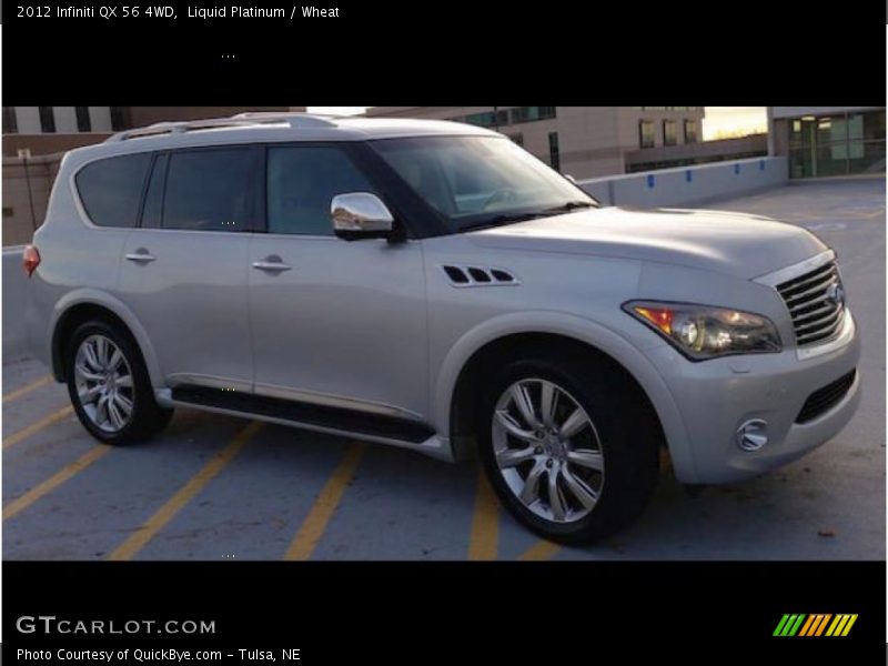 Liquid Platinum / Wheat 2012 Infiniti QX 56 4WD