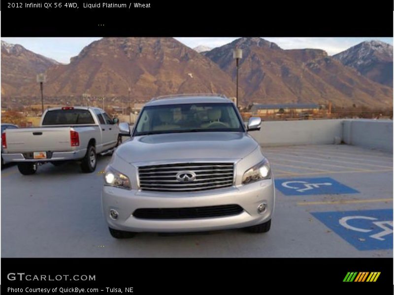 Liquid Platinum / Wheat 2012 Infiniti QX 56 4WD