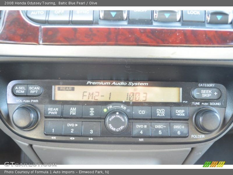 Baltic Blue Pearl / Olive 2008 Honda Odyssey Touring