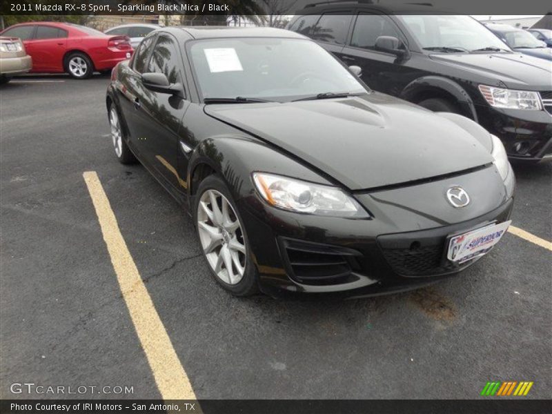 Sparkling Black Mica / Black 2011 Mazda RX-8 Sport