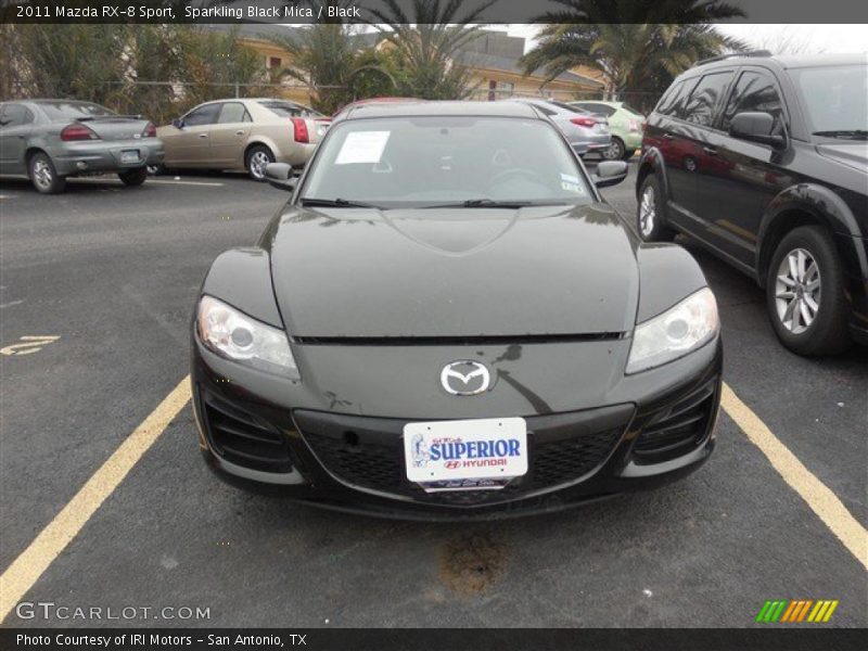 Sparkling Black Mica / Black 2011 Mazda RX-8 Sport