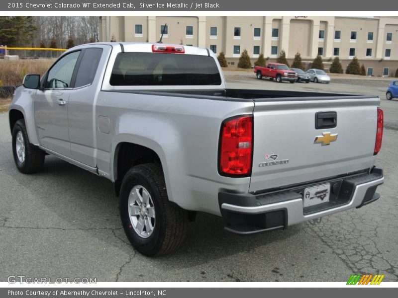 Silver Ice Metallic / Jet Black 2015 Chevrolet Colorado WT Extended Cab