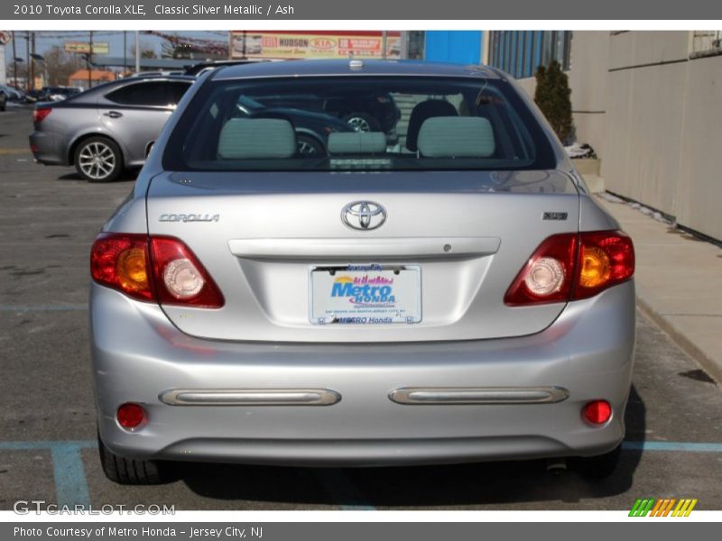 Classic Silver Metallic / Ash 2010 Toyota Corolla XLE