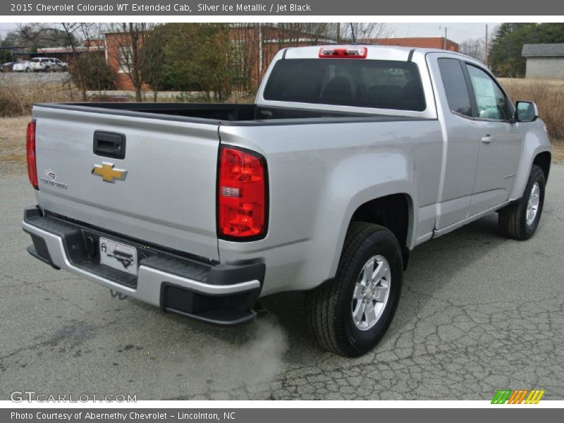 Silver Ice Metallic / Jet Black 2015 Chevrolet Colorado WT Extended Cab