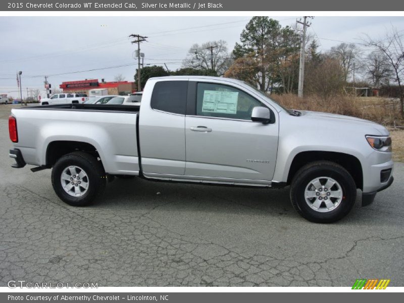 Silver Ice Metallic / Jet Black 2015 Chevrolet Colorado WT Extended Cab