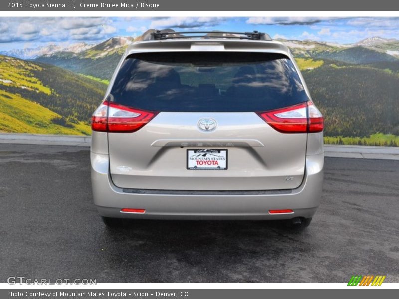 Creme Brulee Mica / Bisque 2015 Toyota Sienna LE