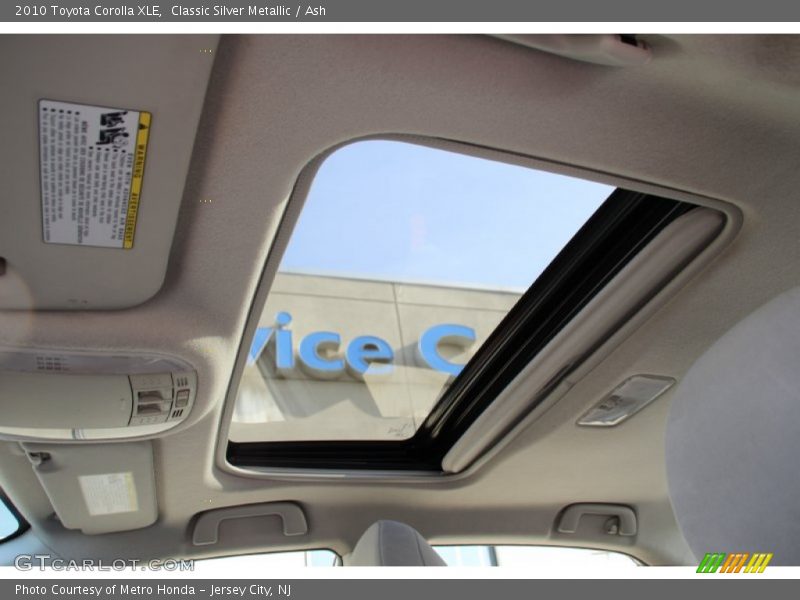 Classic Silver Metallic / Ash 2010 Toyota Corolla XLE