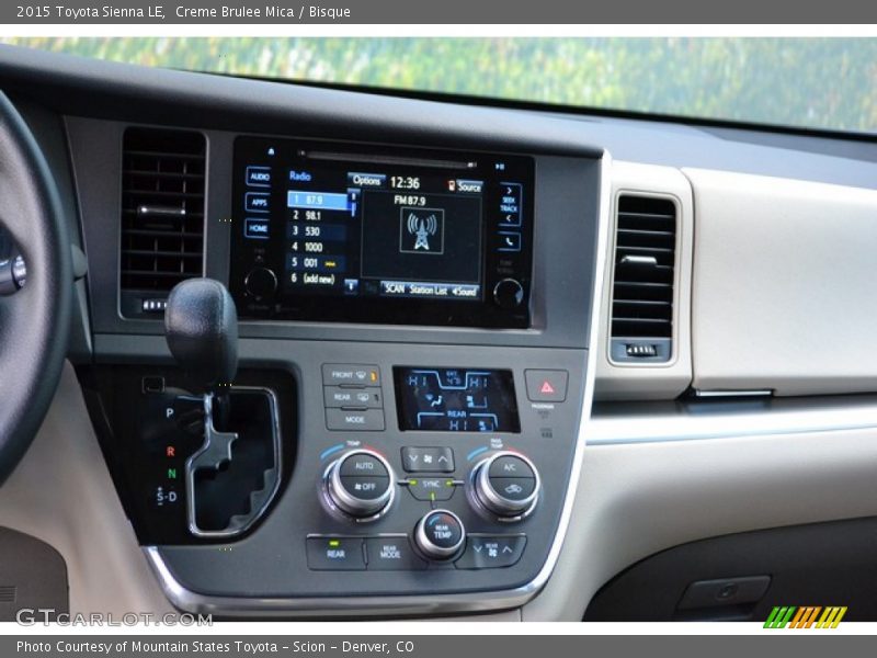 Creme Brulee Mica / Bisque 2015 Toyota Sienna LE