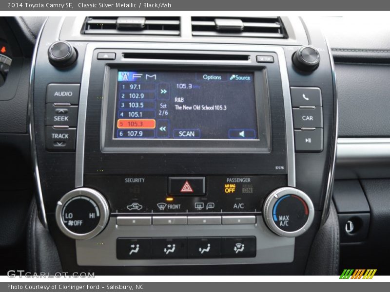 Classic Silver Metallic / Black/Ash 2014 Toyota Camry SE