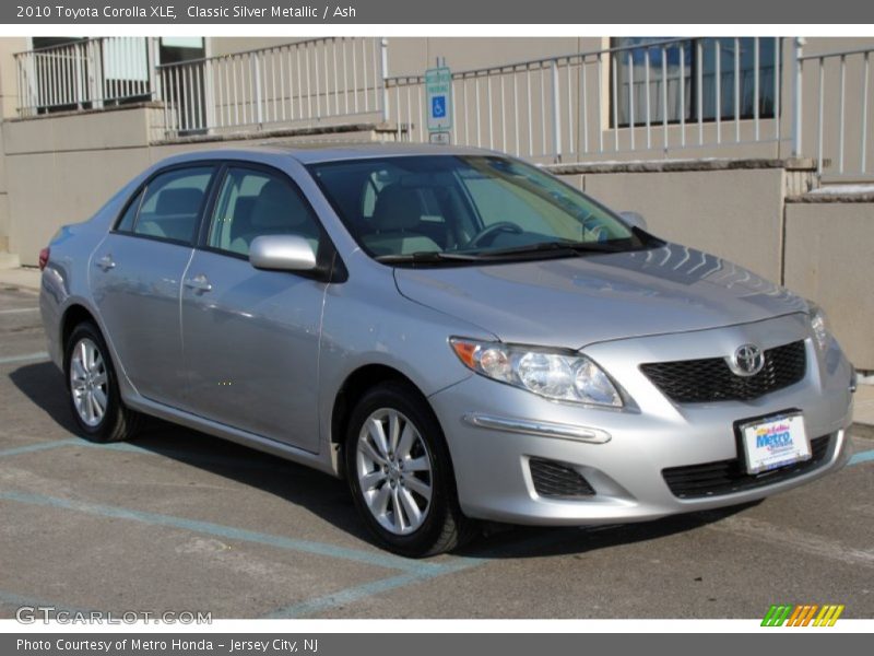 Classic Silver Metallic / Ash 2010 Toyota Corolla XLE