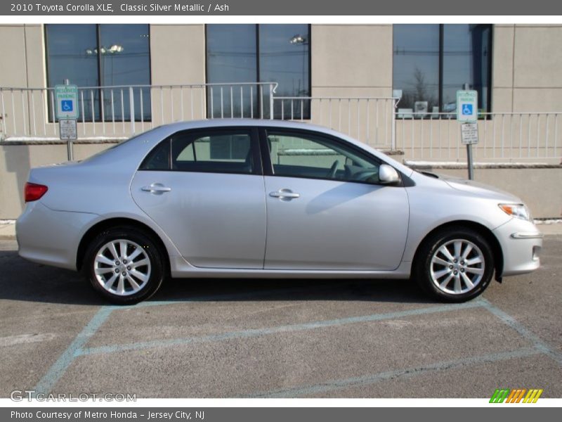 Classic Silver Metallic / Ash 2010 Toyota Corolla XLE