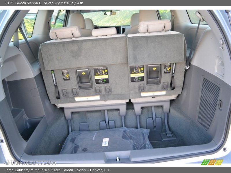  2015 Sienna L Trunk