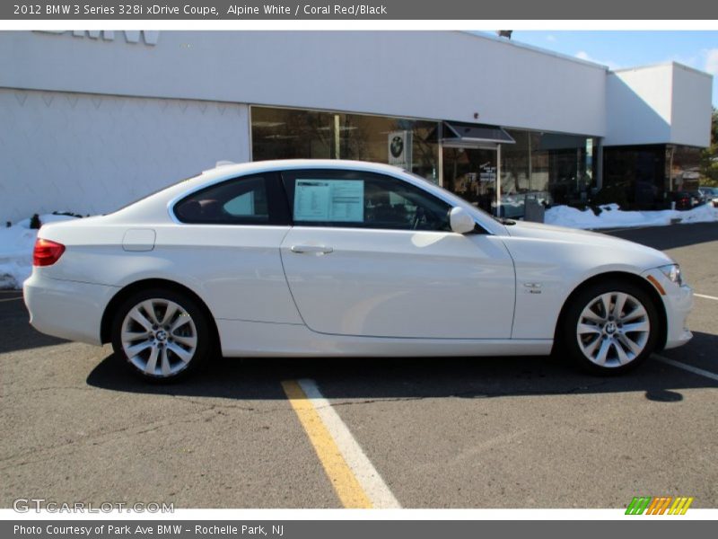 Alpine White / Coral Red/Black 2012 BMW 3 Series 328i xDrive Coupe