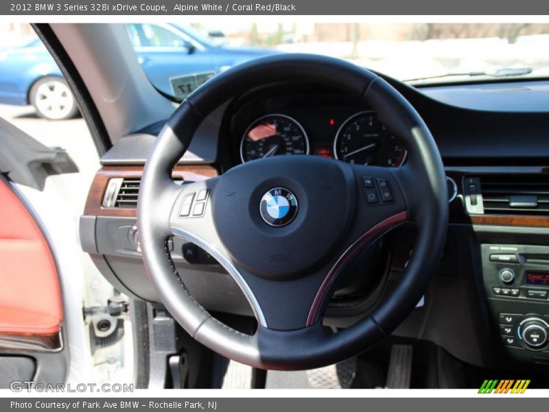 Alpine White / Coral Red/Black 2012 BMW 3 Series 328i xDrive Coupe