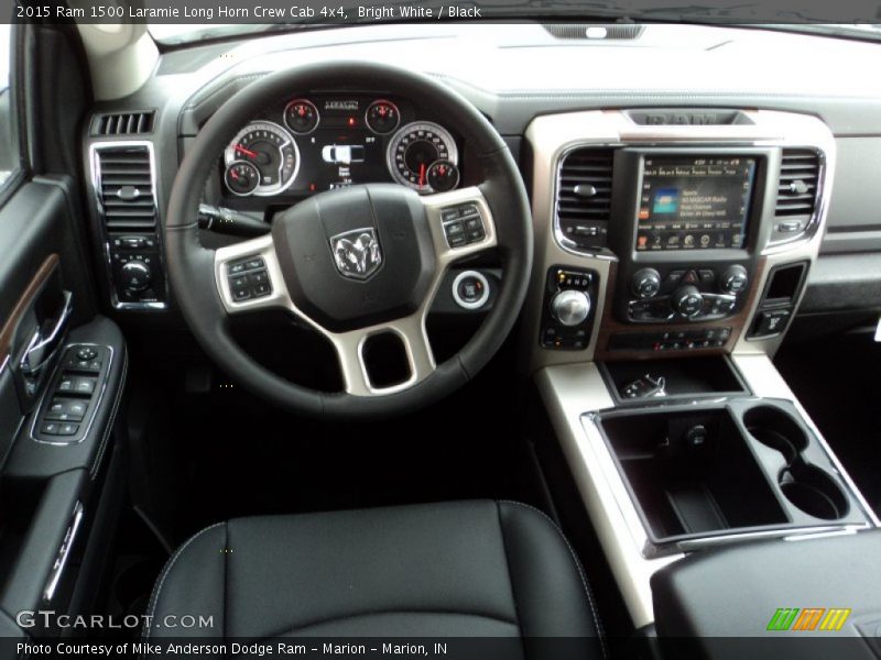 Dashboard of 2015 1500 Laramie Long Horn Crew Cab 4x4