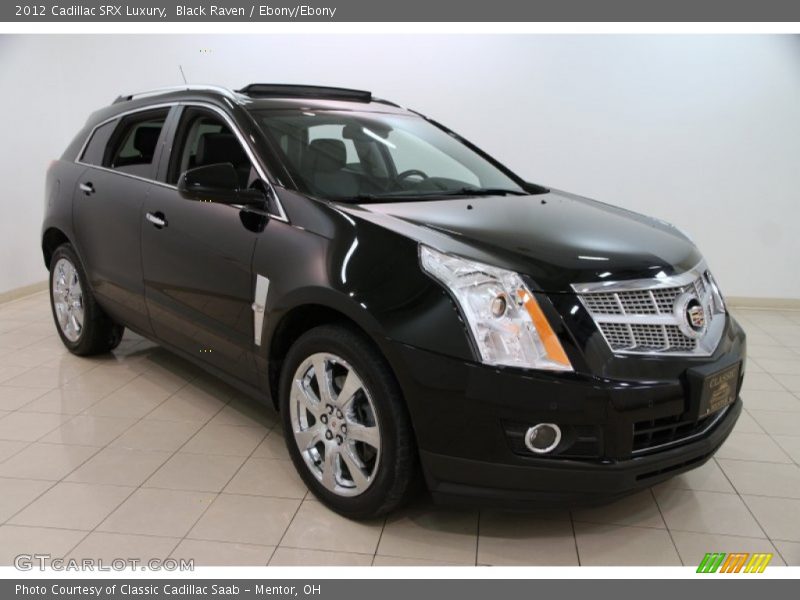 Black Raven / Ebony/Ebony 2012 Cadillac SRX Luxury