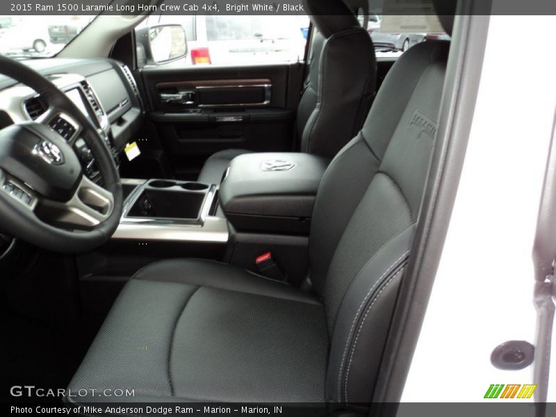 Front Seat of 2015 1500 Laramie Long Horn Crew Cab 4x4