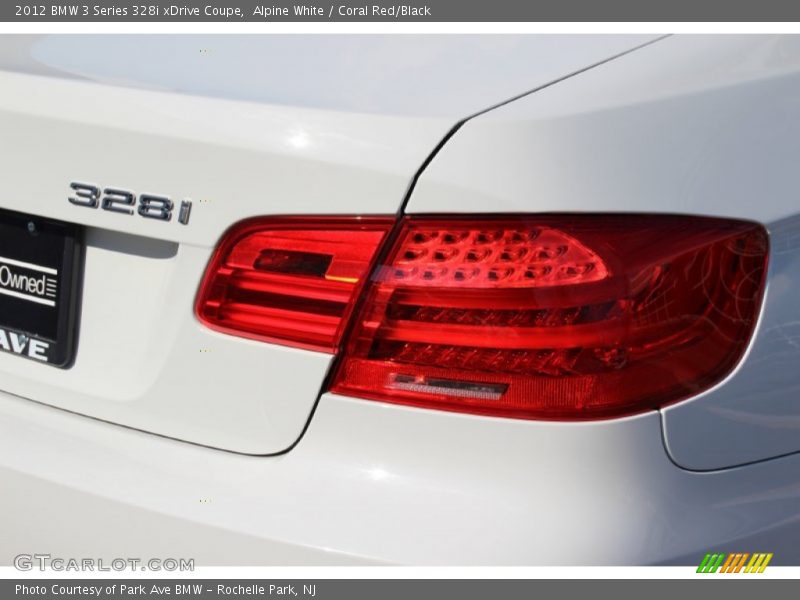Alpine White / Coral Red/Black 2012 BMW 3 Series 328i xDrive Coupe