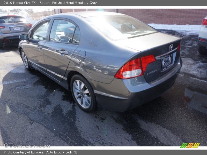 Polished Metal Metallic / Gray 2010 Honda Civic EX-L Sedan
