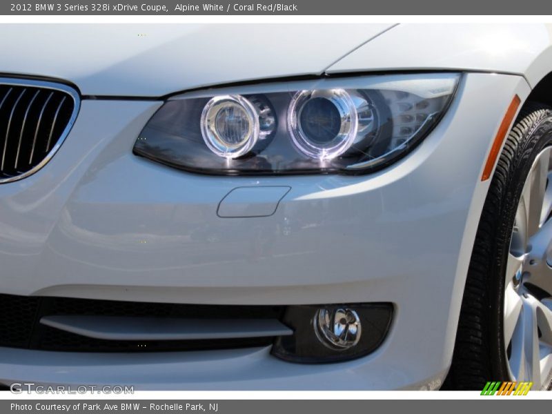 Alpine White / Coral Red/Black 2012 BMW 3 Series 328i xDrive Coupe