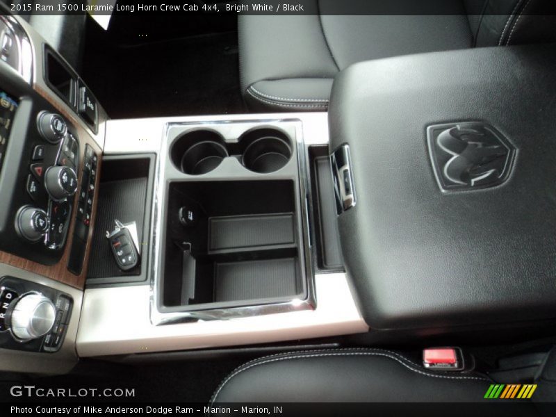 Bright White / Black 2015 Ram 1500 Laramie Long Horn Crew Cab 4x4