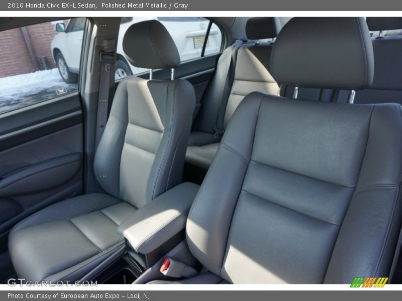Polished Metal Metallic / Gray 2010 Honda Civic EX-L Sedan