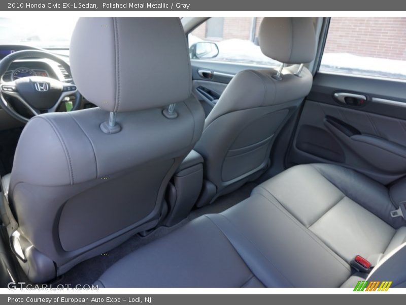 Polished Metal Metallic / Gray 2010 Honda Civic EX-L Sedan
