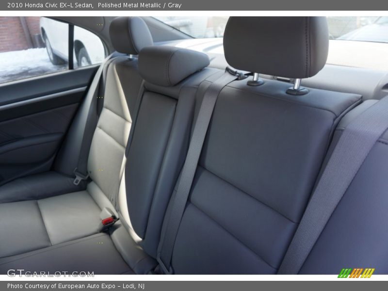 Polished Metal Metallic / Gray 2010 Honda Civic EX-L Sedan