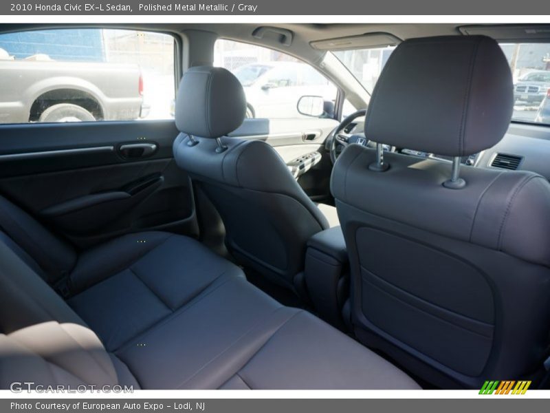 Polished Metal Metallic / Gray 2010 Honda Civic EX-L Sedan